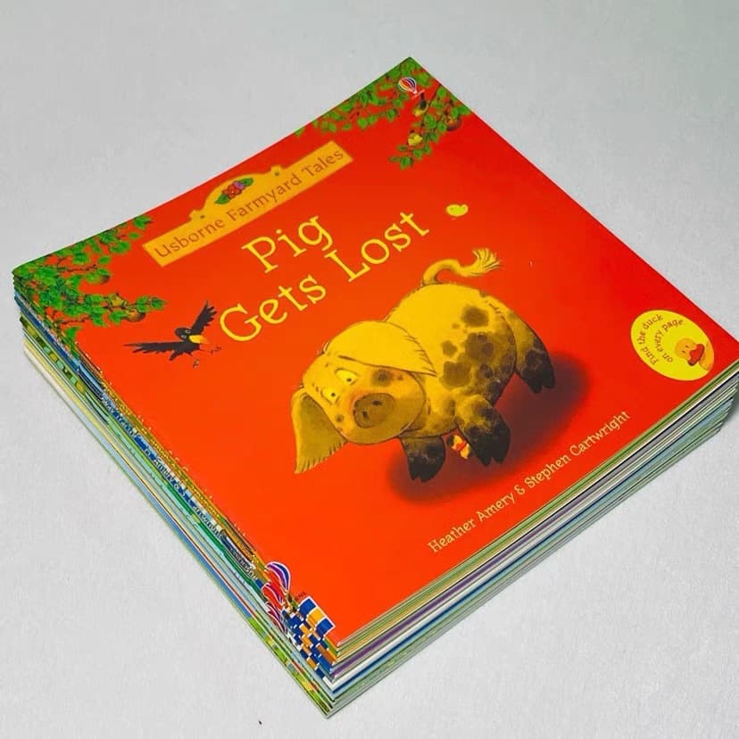 Usborne Children's Original English Picture Book Farmyard Tales Farm Story Book Series 20 Volumes Click to Read