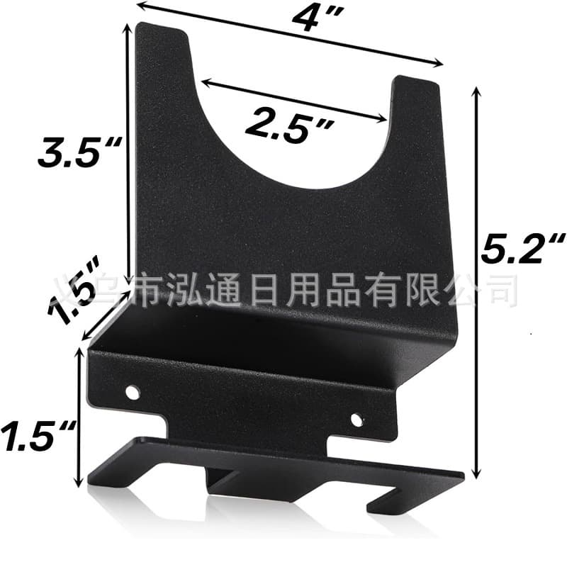 Angle grinder bracket, wall-mounted holder suitable for 5-inch grinders, polishers, cutters, and hook brackets.