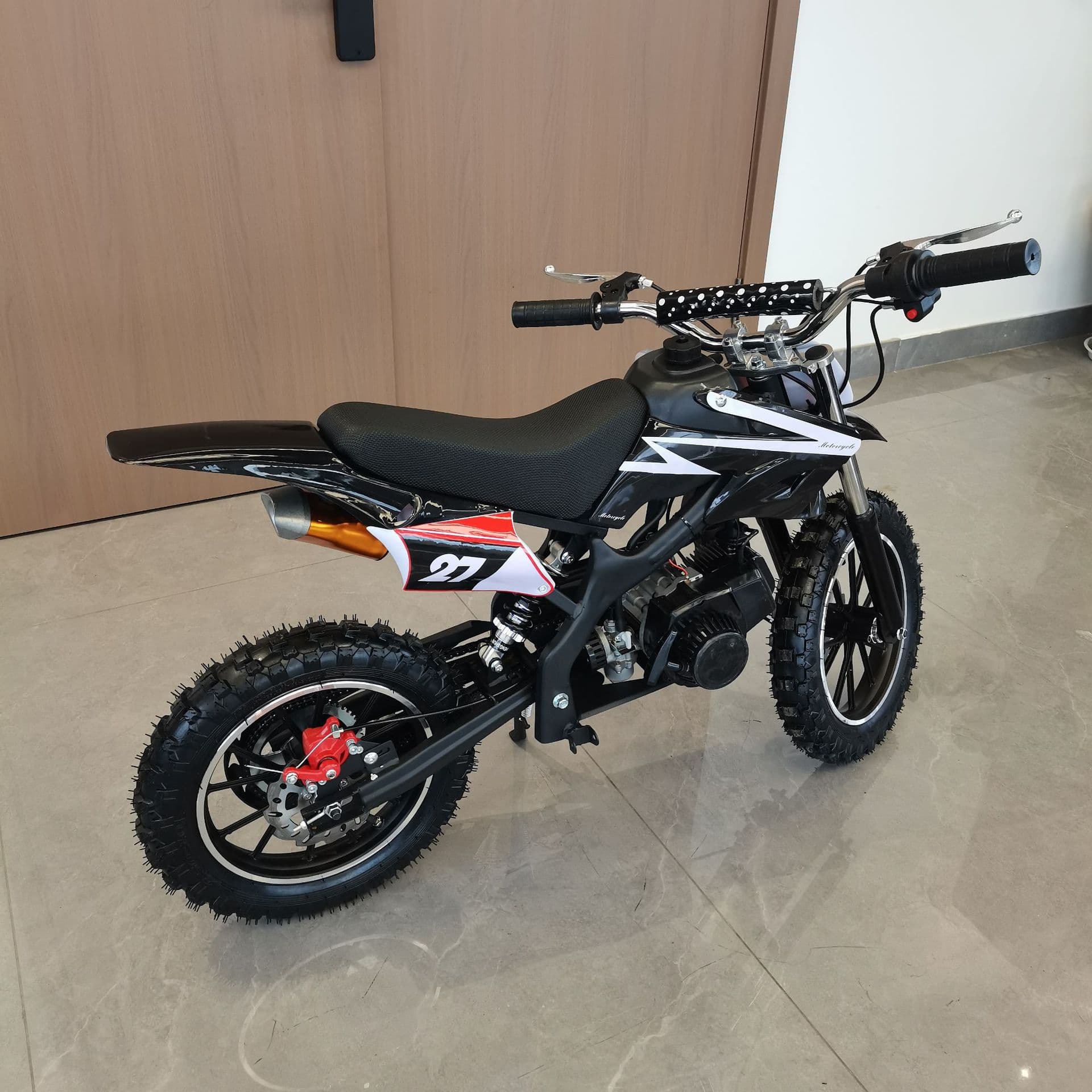 Two-Wheel Off-Road Motocross Dirt Bike Fuel All-Terrain Beach Car Factory Direct Children's Motorcycle Gasoline Version