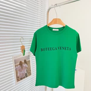 Custom 2023 Summer Korean Style Simple Round Neck Letter Print Short Sleeve T-Shirt for Family Matching, Kids Clothing Factory