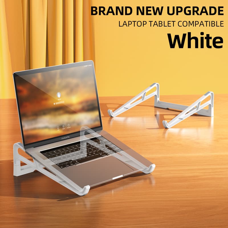 Vertical Laptop Stand, Side-Mount Upright Holder, Standing Support Bracket for Office, Dorm, Gaming Laptop, Docking Station