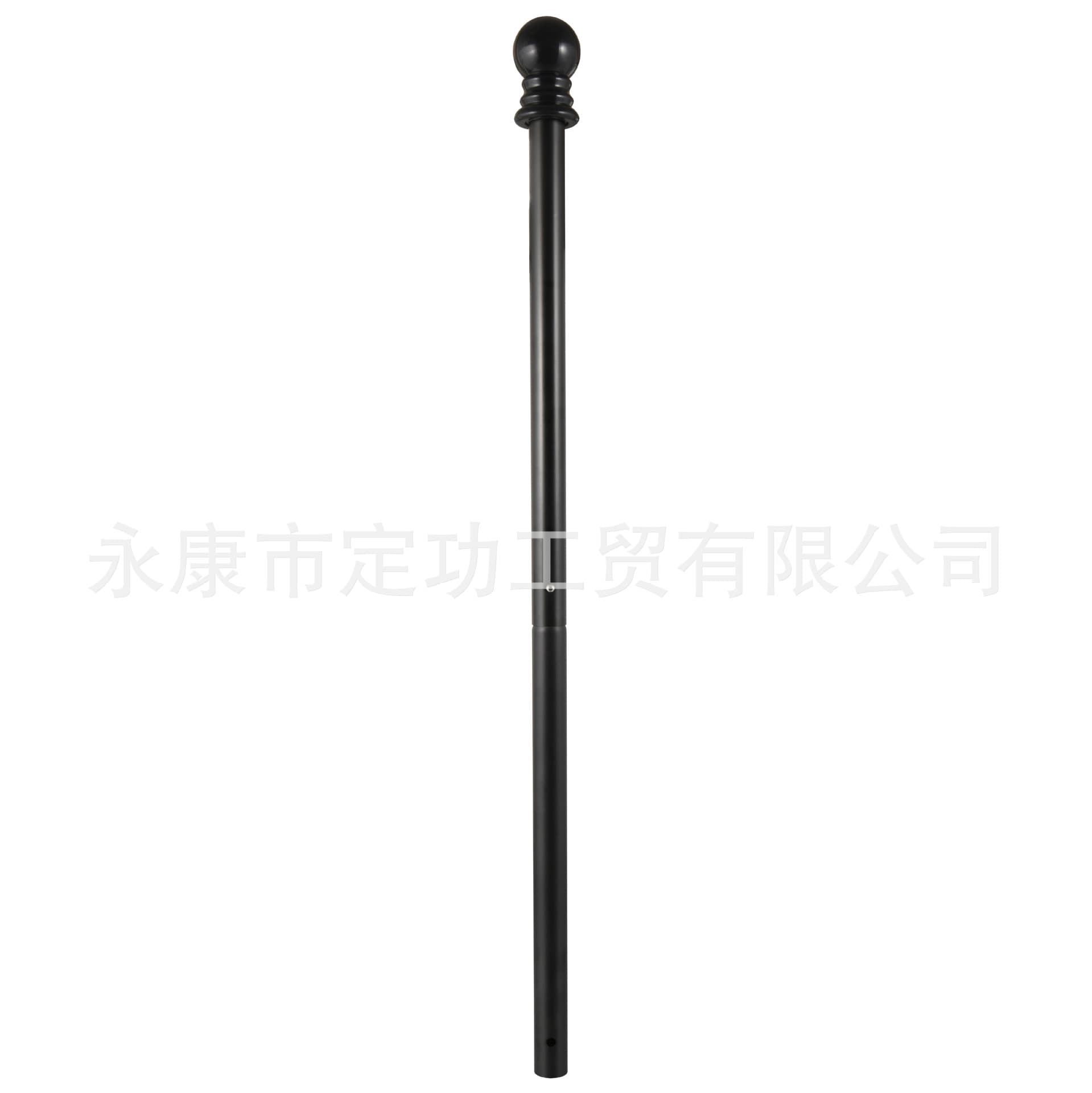 Stainless Steel Flagpole 2-Section 80cm Stainless Steel Flagpole Set Flagpole Base Stand