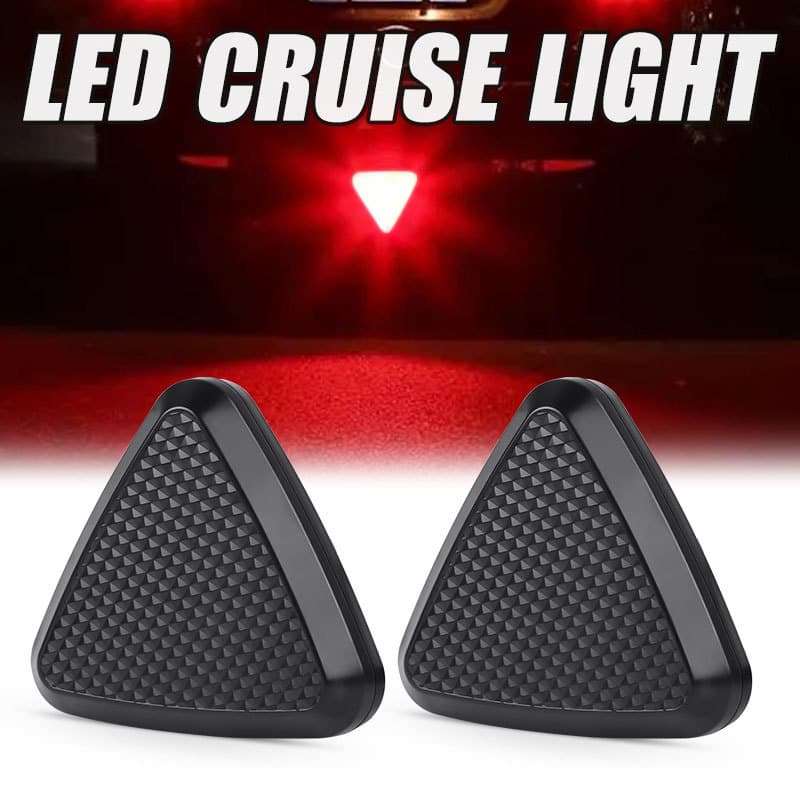 New Triangle Pilot Light Tail Light Bicycle Light Mountain Bike Light LED Tail Light Night Riding Anti-Collision Equipment