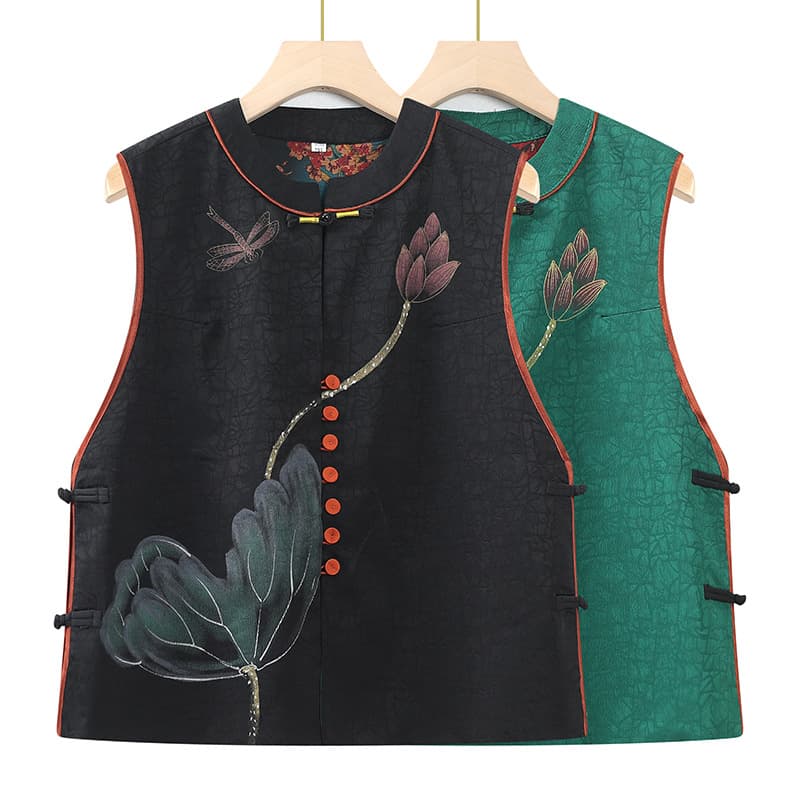 New autumn women's vest, slimming, waist-cinching, stand-up collar, trendy, reversible for spring and autumn.