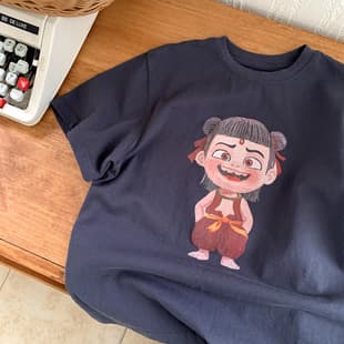 [Clearance Sale] Boys' Short Sleeve T-Shirt Summer New Season Kids' Half Sleeve Older Kids Girls' Summer Top Trendy T-Shirt