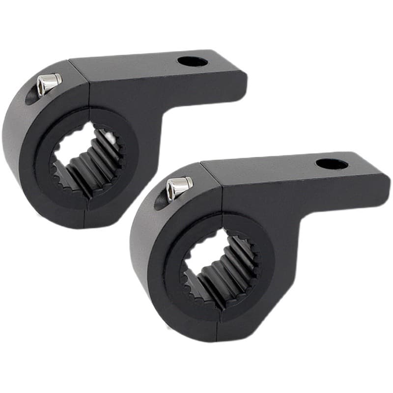 Spotlight bracket for motorcycles and off-road vehicles, front bumper modification, bumper guard, aluminum alloy tube clamp, light clip.