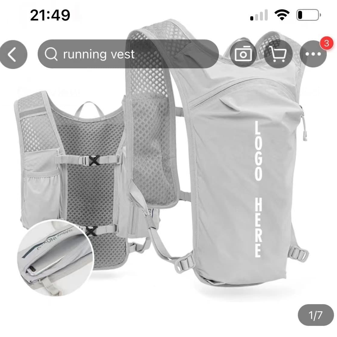 Cross-border Brand Factory Direct Quick-Dry Running Backpack Unisex Marathon Trail Hydration Pack 5L