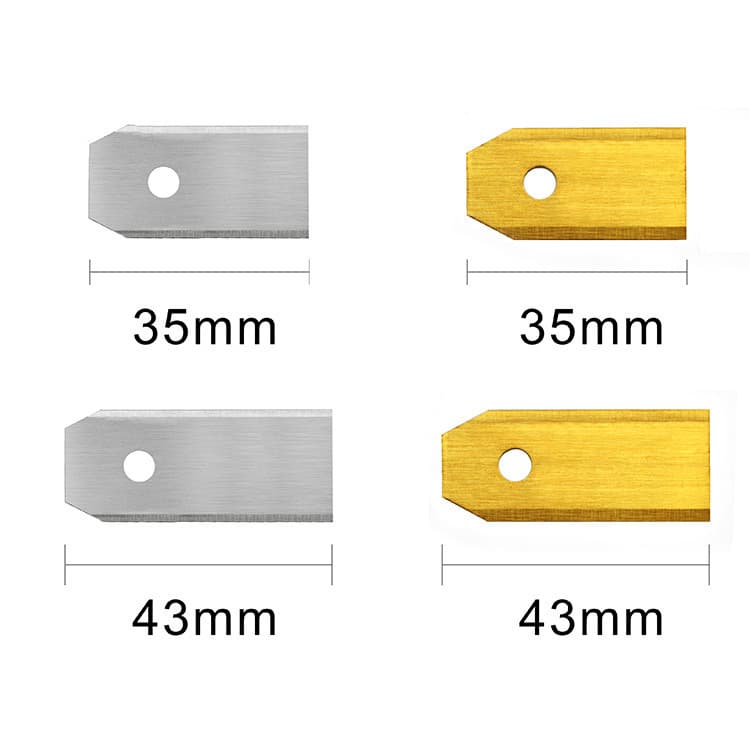 Smart Robot Lawn Mower Blade Single Hole Straight Cutting Blade Lawn Mower Blade Garden Machinery Blade