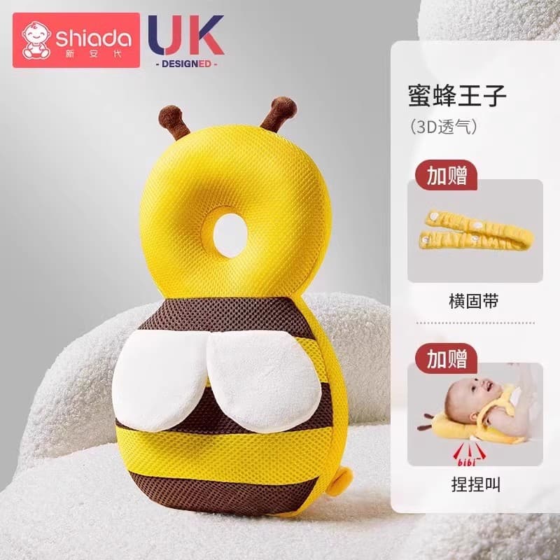Baby Anti-Fall Pillow Protective Headgear Cartoon Children's Walking Pillow Collision Prevention Breathable Protection Pad