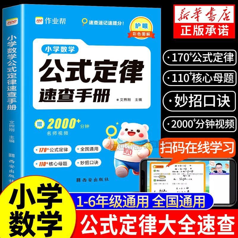Homework Helper Math Formulas and Laws Quick Reference Manual Pocket Book 1-6 Grades Mathematics Core Motifs Video Book