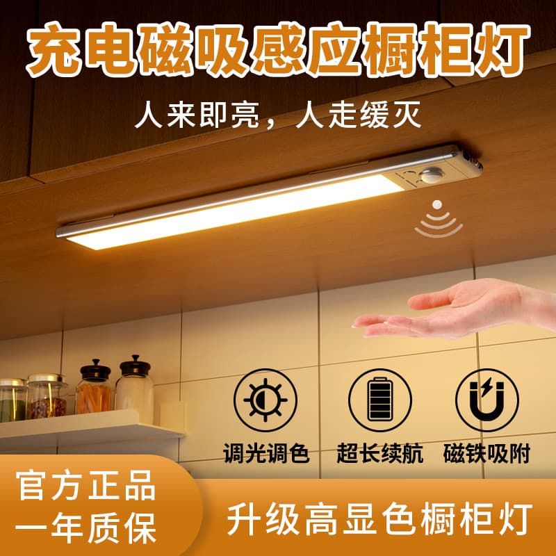 LED Long-lasting Human Motion Sensor Light for Corridors, Entrances, Desks, Wardrobes, Cabinets, and Display Cases Night Light