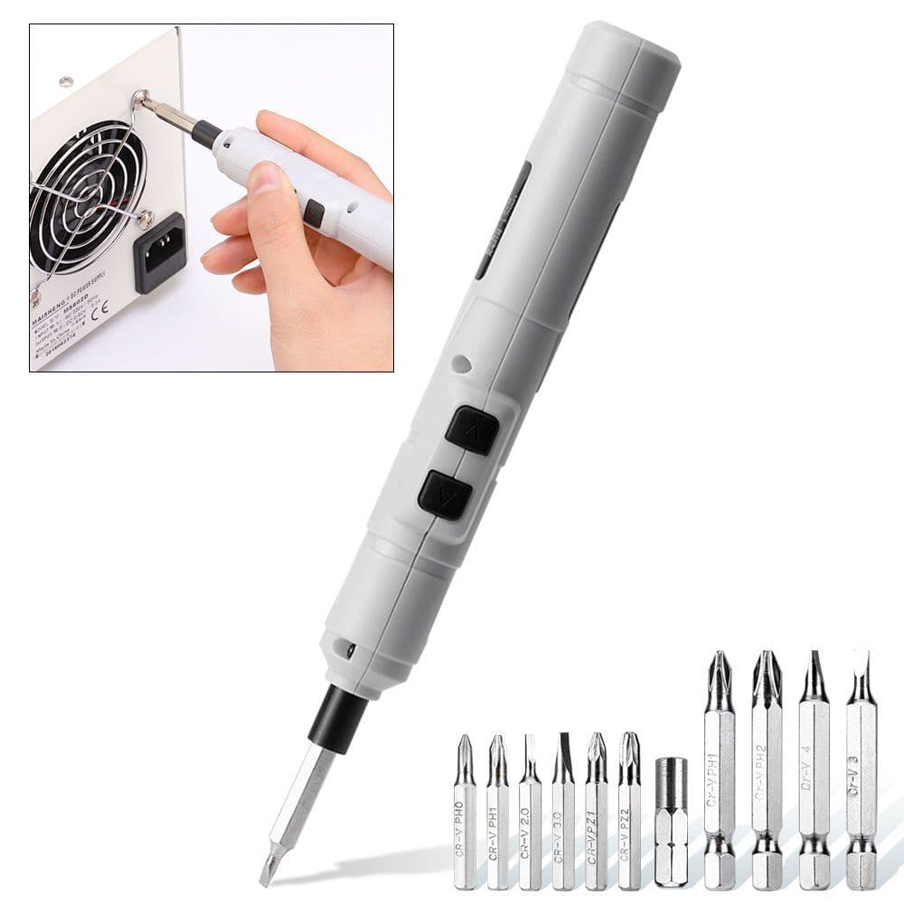 Household electric screwdriver, small rechargeable electric screwdriver, mini screwdriver tool set