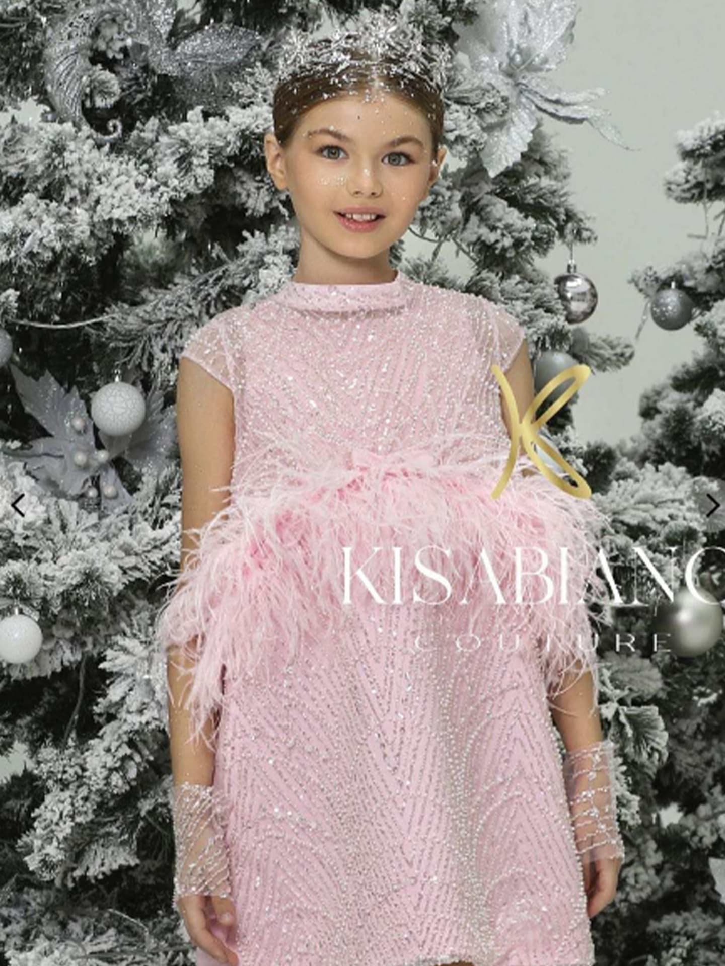 Christmas Girls Princess Dress 2026 New European and American Model Runway Children's Gown Kids Factory Direct