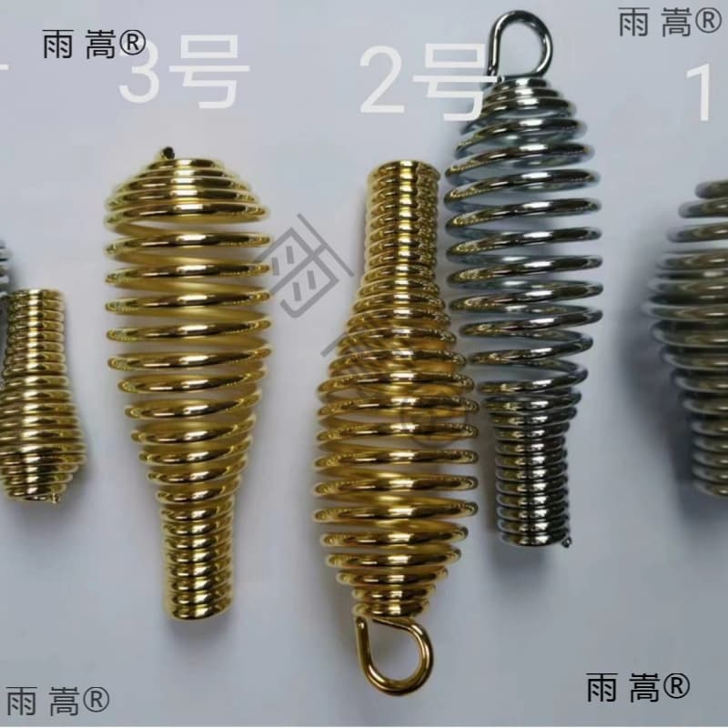 Spot supply heating stove fireplace handle stainless steel chrome-plated imitation gold handle knob waist drum tower spring Buddha