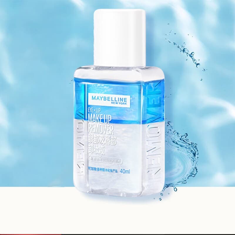 Maybelline Eye & Lip Makeup Remover 40ml Portable Travel Size Quick Clean Gentle Makeup Removal Authentic Guarantee