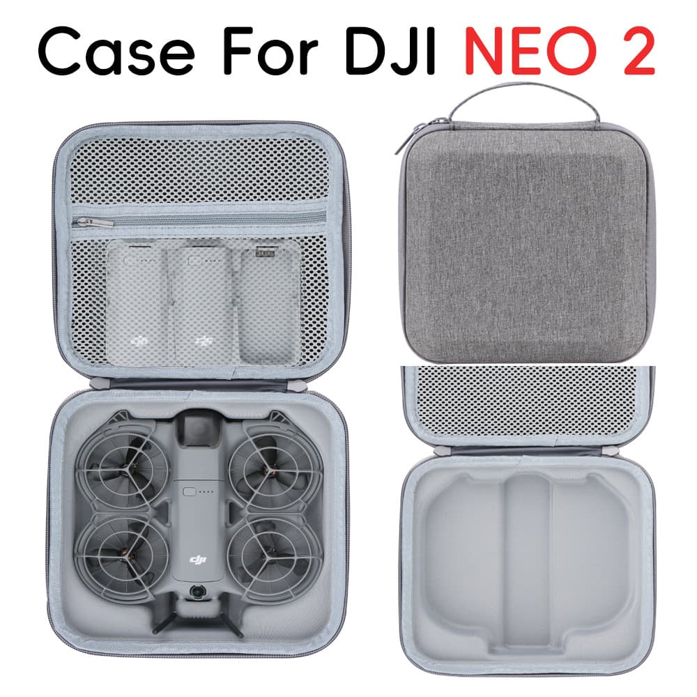 Compatible with DJI Neo2 single-body backpack, outdoor portable hard-shell storage bag, and compatible storage box.