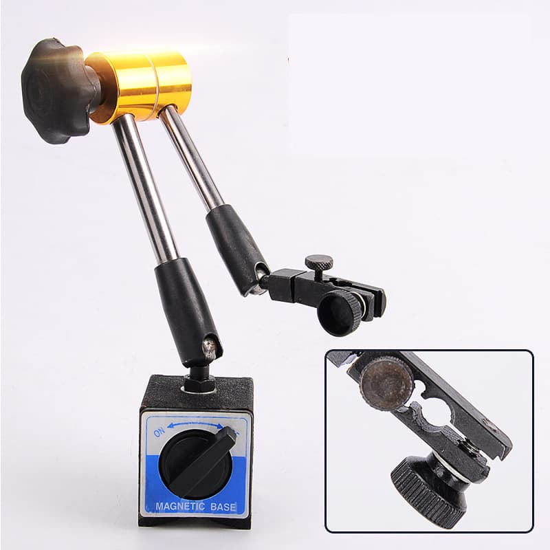 Universal Magnetic Base Stand, Magnetic V-Block with Strong Magnet for Dial Indicator and Lever Dial Gauge