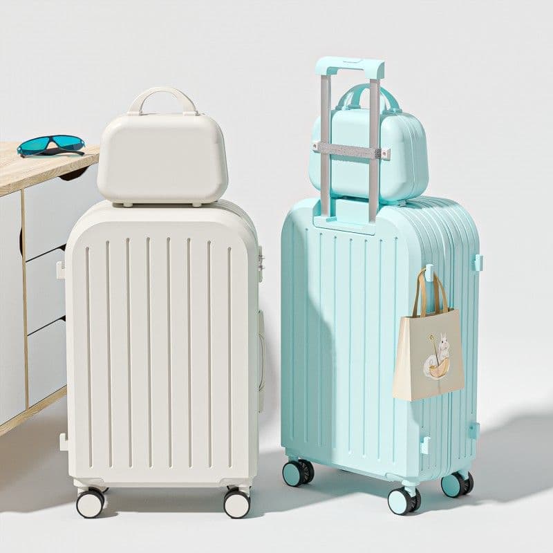 Suitcase Women's Influencer 2026 New Travel Case Student Trolley Password Box Large Capacity Sturdy Durable Leather Case