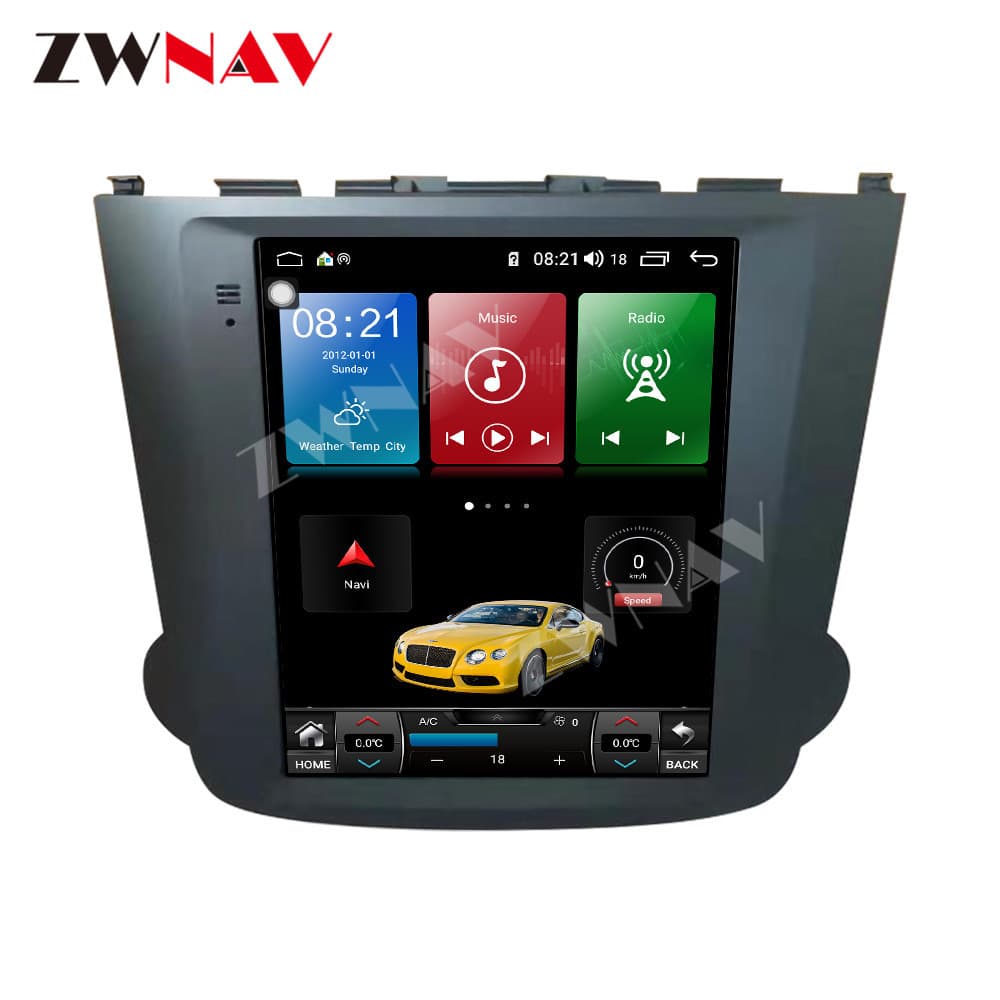 For Honda CRV 2006-2012 Vertical Screen Large Navigation Player Tesla Style