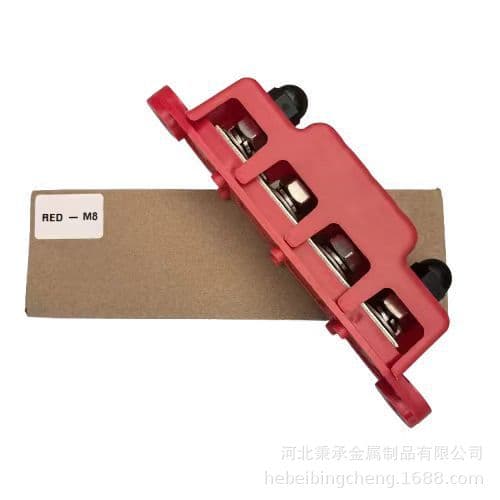 Factory direct supply for yachts and RVs 4-way bus bar M10 M8 high current wiring stud BUSBAR pure copper power distribution