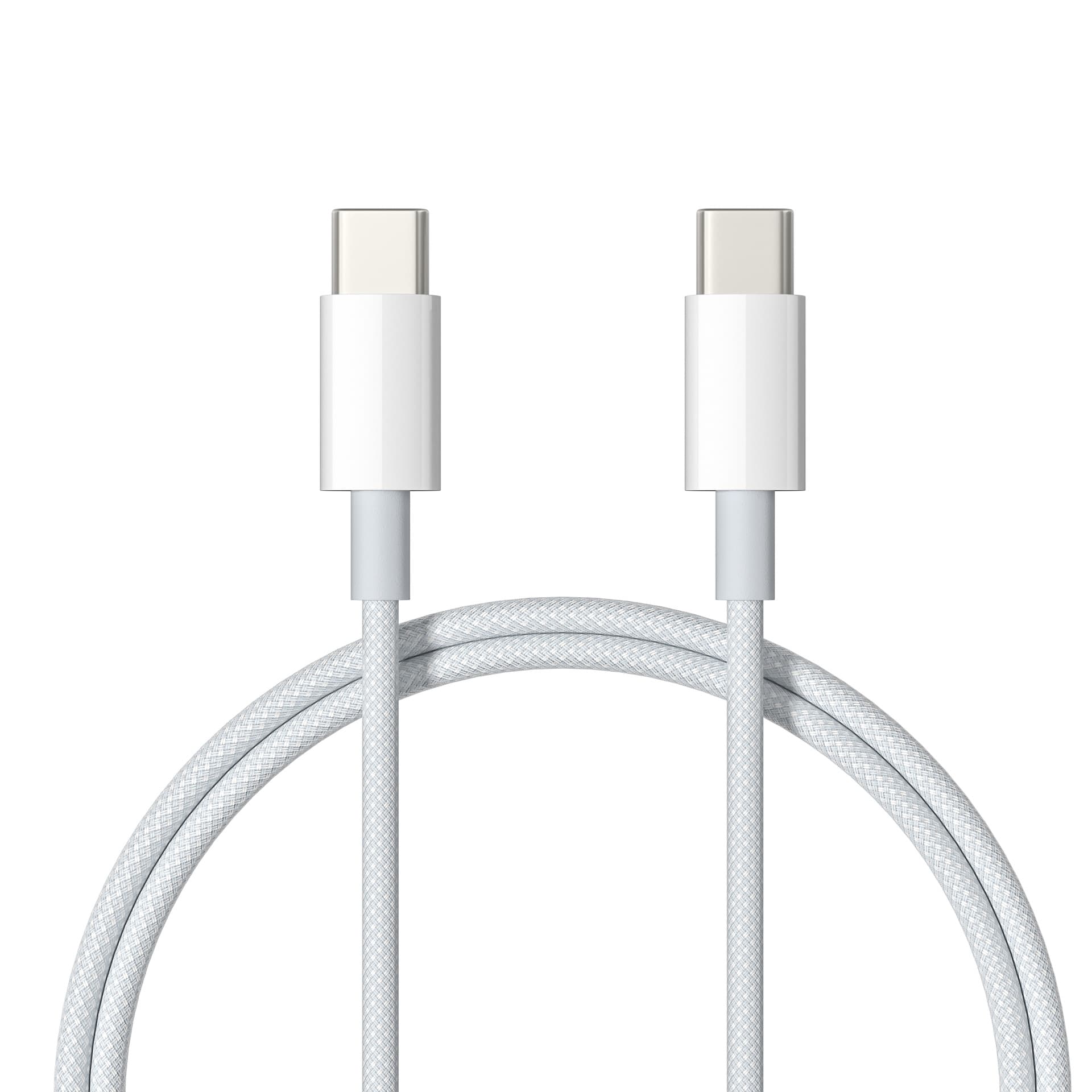 240W fast charging braided data cable suitable for Apple and Android mobile phone charging cable type-c to type-c 2m cable