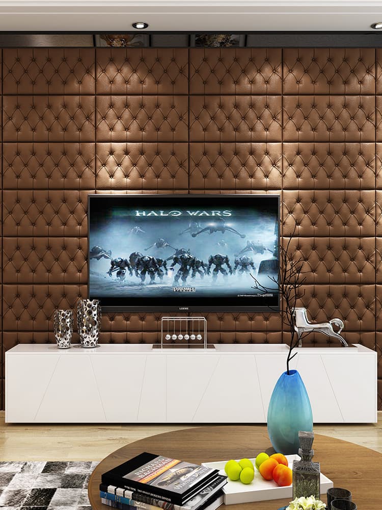 WB Sofa Background Wall Sticker Mosaic Wall Sticker Background Wall Anti-Collision Wall Sticker Soft Pack TV Background Wall Sticker