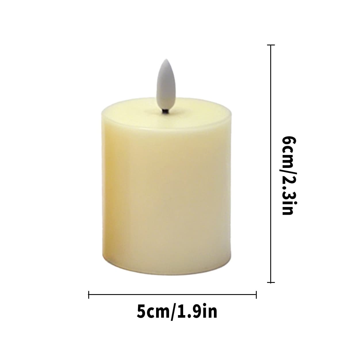 Electronic Candle LED Candle Light with Remote Control, Simulated Candle Cup, Birthday Creative Wedding Sway Prop