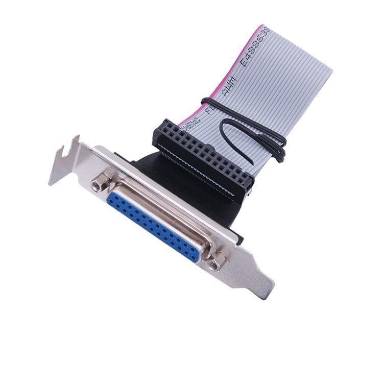 Printer data cable motherboard printer LPT parallel port cable 25-hole parallel port bracket motherboard LPT lead