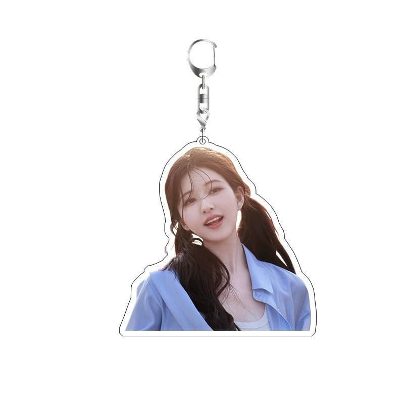 Acrylic school bag decoration pendant pink peripheral support gift keychain
