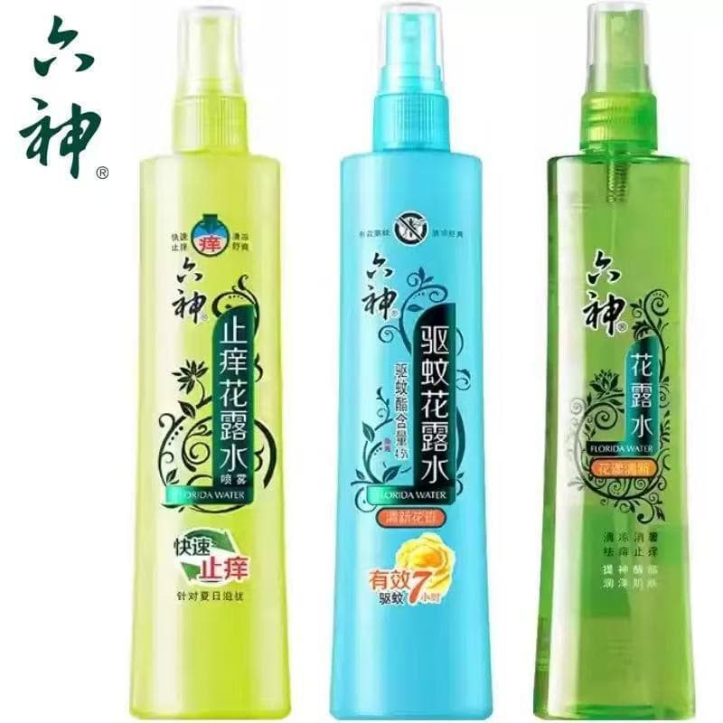 Six God Floral Water, Great Value Small Bottles 80ml/180ml, Mosquito Repellent and Itch Relief, Portable, Group Buy Mosquito Liquid