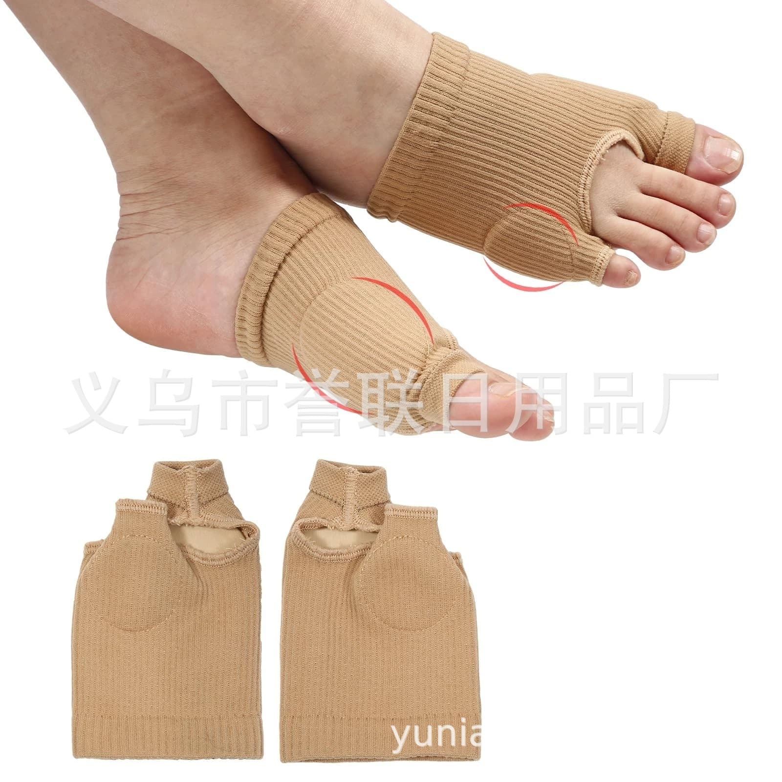 Toe Corrector Socks for Hallux Valgus Relief with Gel Foot Big Toe Protector