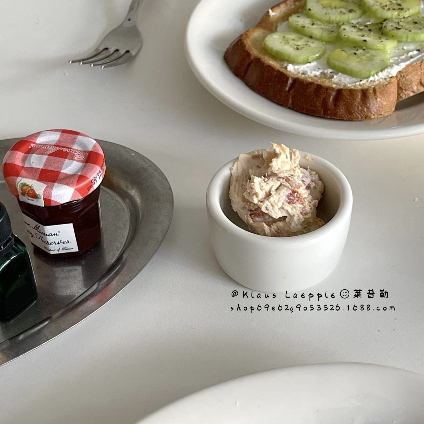 TUXTON High-Temperature Resistant Ceramic Dinner Plate, Oven-Safe Steak Plate for Western Restaurants