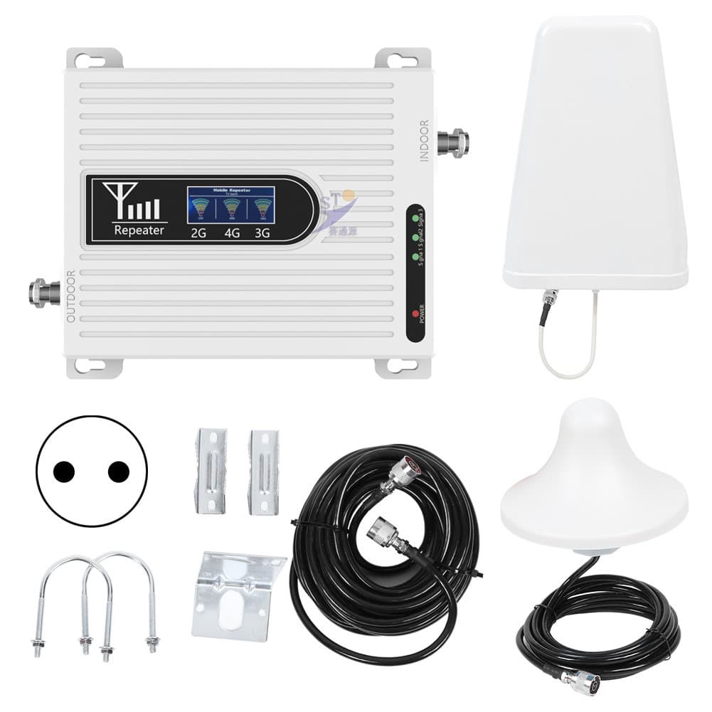 Cross-Border Tri-Band GSM/DCS/3G Signal Receiver Enhancer Base Station Amplifier Repeater Wholesale International Version