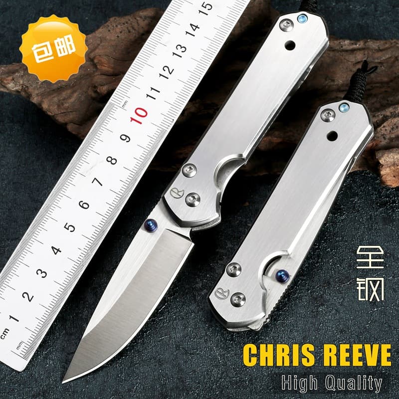 Direct Sales Small Sand All Steel High Hardness Outdoor Survival Knife Self-Defense Knife Folding Knife Fruit Knife Sharp Portable Knife