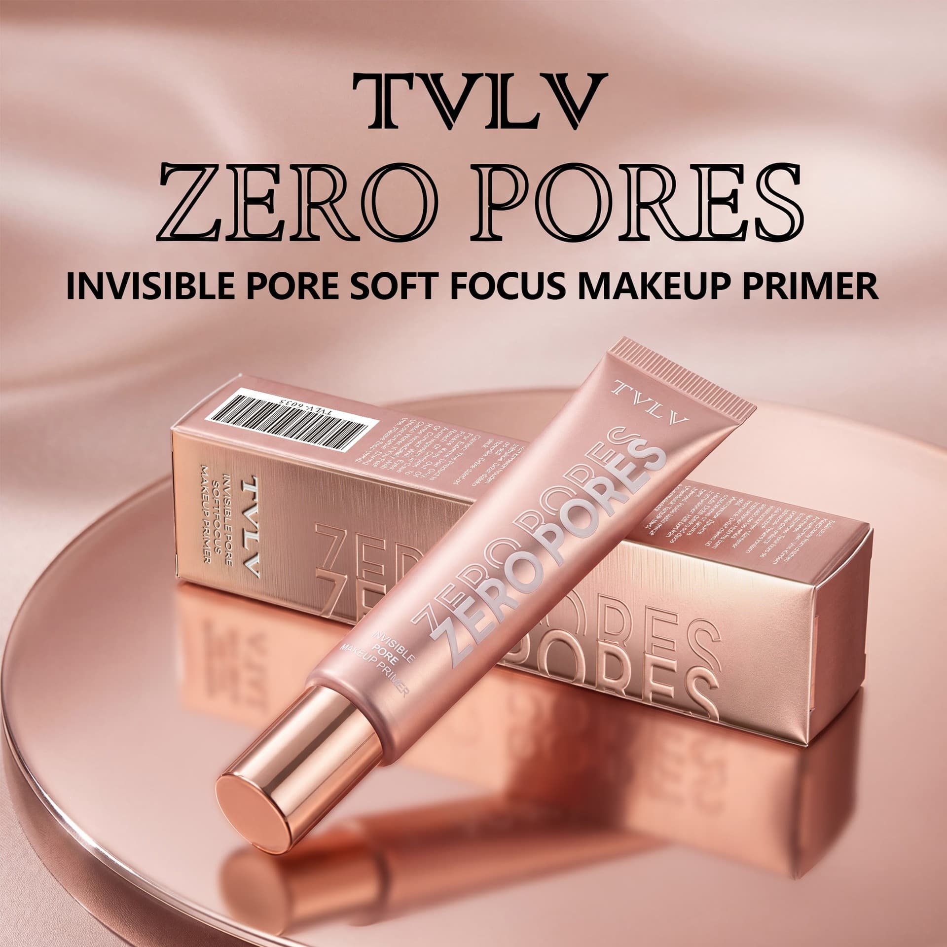 Cross-Border Hot TVLV Invisible Pore Blurring Primer Sheer Hydrating Zero Pores Concealer Brightening Tinted Primer