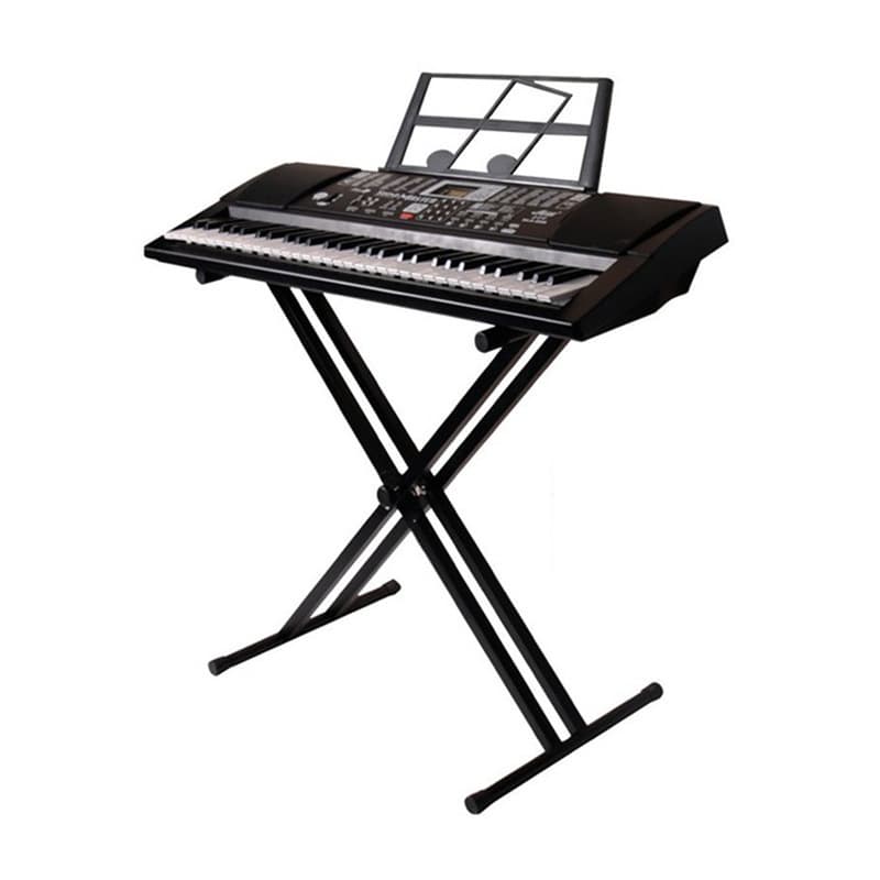 Custom Keyboard Stand Wholesale Detachable Dual Tube Keyboard Stand Electronic Keyboard Support Guzheng Electronic X-Type Stand Sturdy and Durable