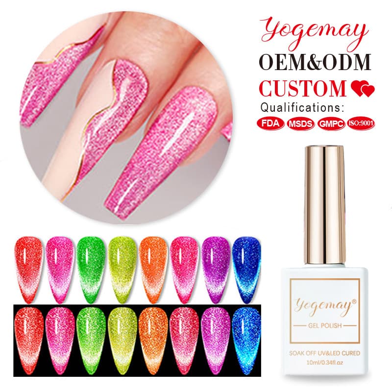 Nail Crystal Cat Eye Gel 10ml, Direct Supply from Manufacturer for Gel Polish OEM Custom Processing
