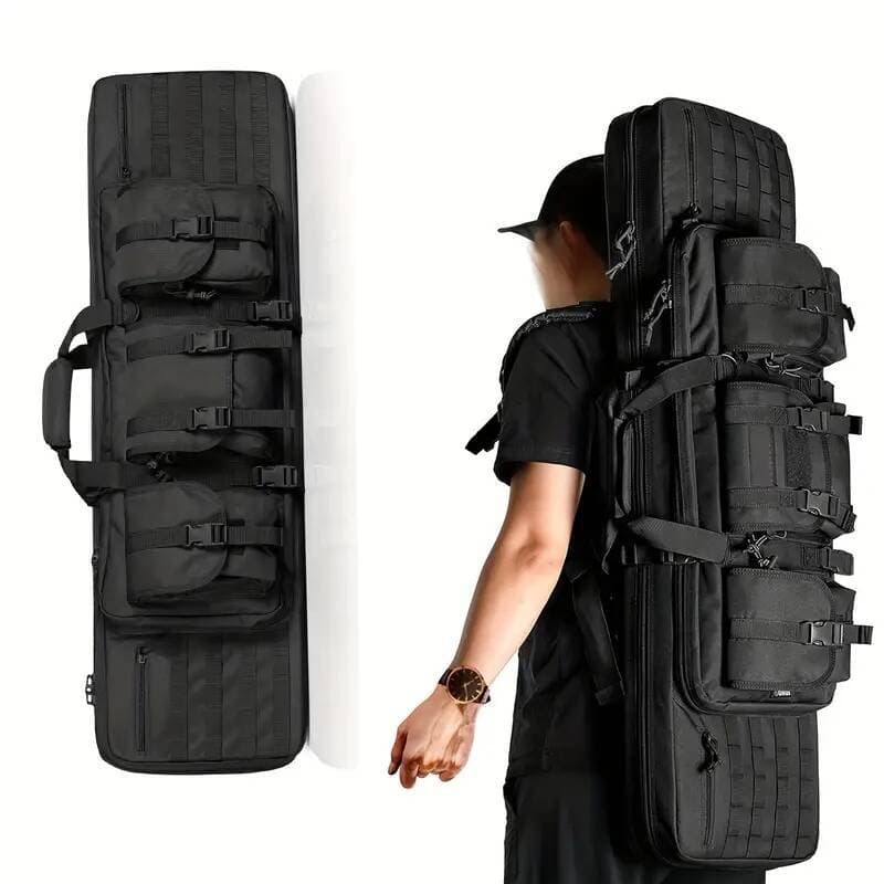 Tactical gun bag outdoor tactical launcher double-layer storage bag 1 meter backpack gun bag 136 multi-functional fishing gear bag