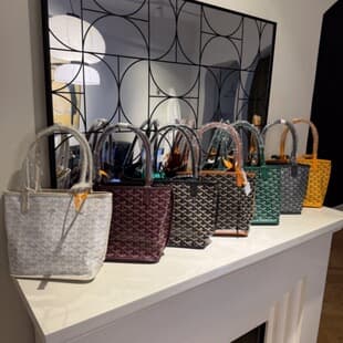 Goyard Mini Artois Tote Bag, Dog Tooth Pattern Tote, Mother-Child Bag, Shopping Bag for Women, Dog Tooth Bag