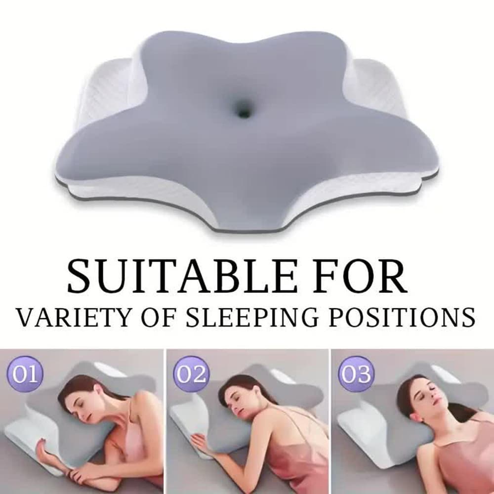 Cross-border Amazon butterfly-shaped neck pillow, sleep pillow, fast rebound memory foam pillow, cervical pillow, pillow core