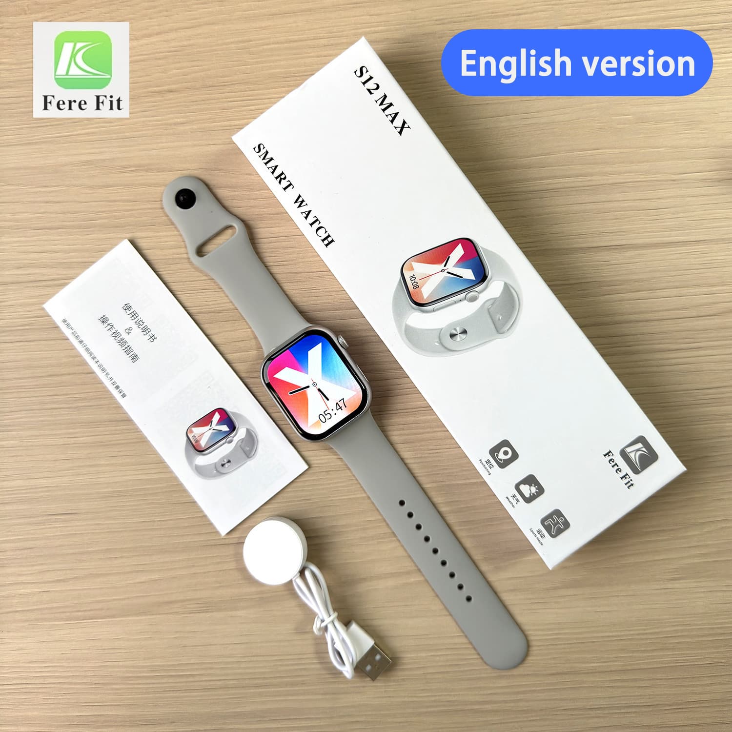 Huaqiangbei Smart Watch S12 MAX Bluetooth S11 Women's Dynamic Island WeChat Message Alerts Multifunctional Gaming