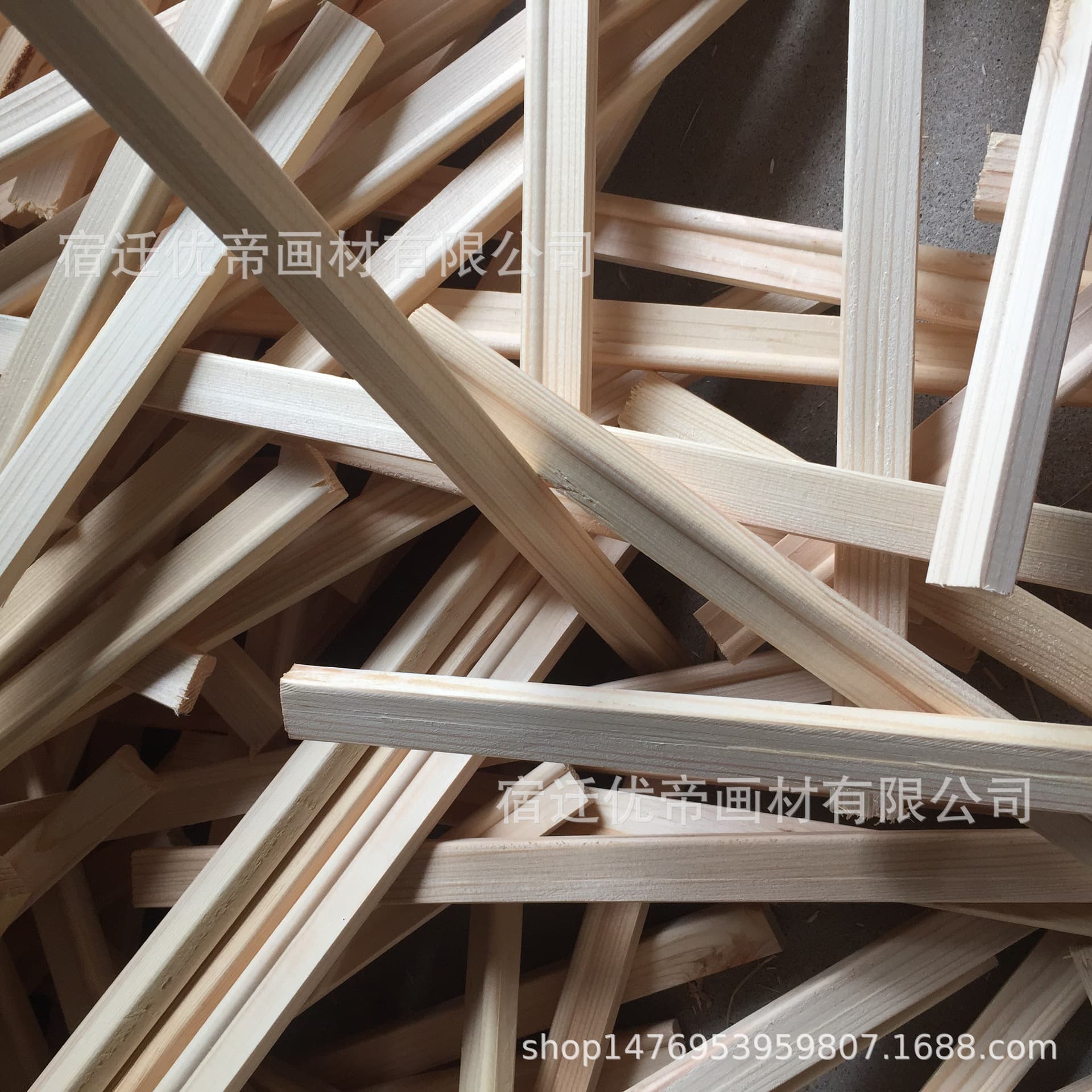 Oil painting frame strips digital oil painting inner frame strips wholesale picture frame wooden strips multi-specification pine solid wood inner frame strips