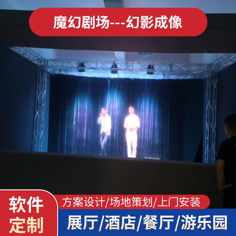 Naked-eye 3D Holographic Film / Holographic Phantom Imaging Film / 45° Phantom Imaging Holographic Theater Holographic Magic Theater