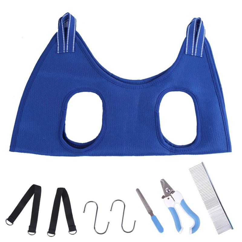 Pet Hammock Dog Cat Hammock for Nail Trimming, Suitable for Small and Medium Cats and Dogs, Anti-Scratch
