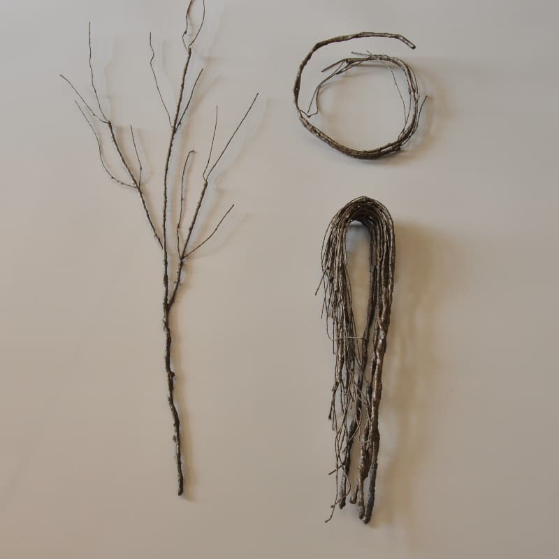 Artificial White Twigs for Wedding Props - Dried Flower Arrangement & Candle Wick Materials