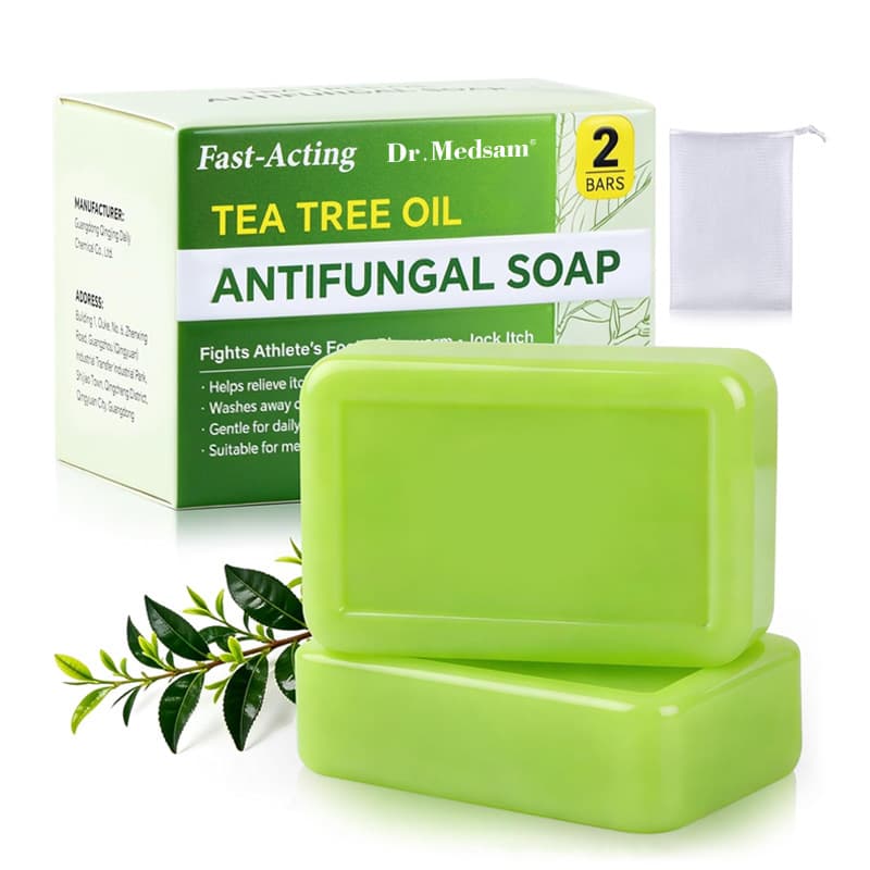Tea Tree Oil Soap Custom Cross-Border 1% Clotrimazole Antifungal Tea Tree Oil Antifungal Soap