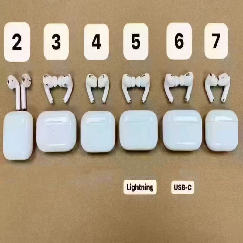 AirPods 2nd, 3rd, 4th, 5th, 7th Generation Bluetooth Wireless Earphones, TWS Cross-Border Ultra-Long Battery Pro6