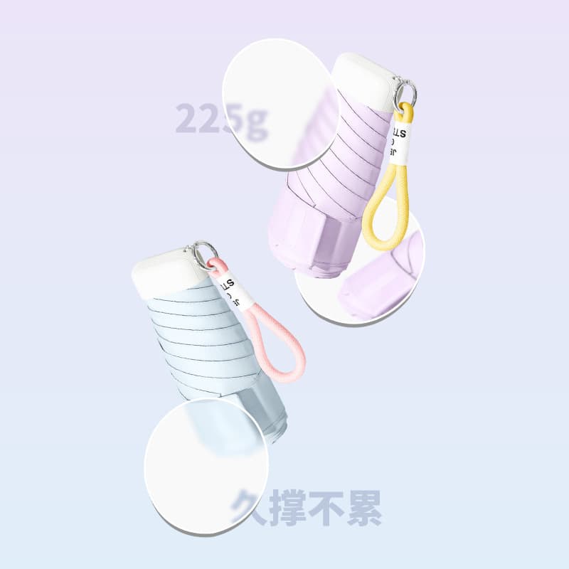 Card Mini Umbrella Pocket Sunshade UV Protection Portable Compact Sun Umbrella for Women Custom Gift Box