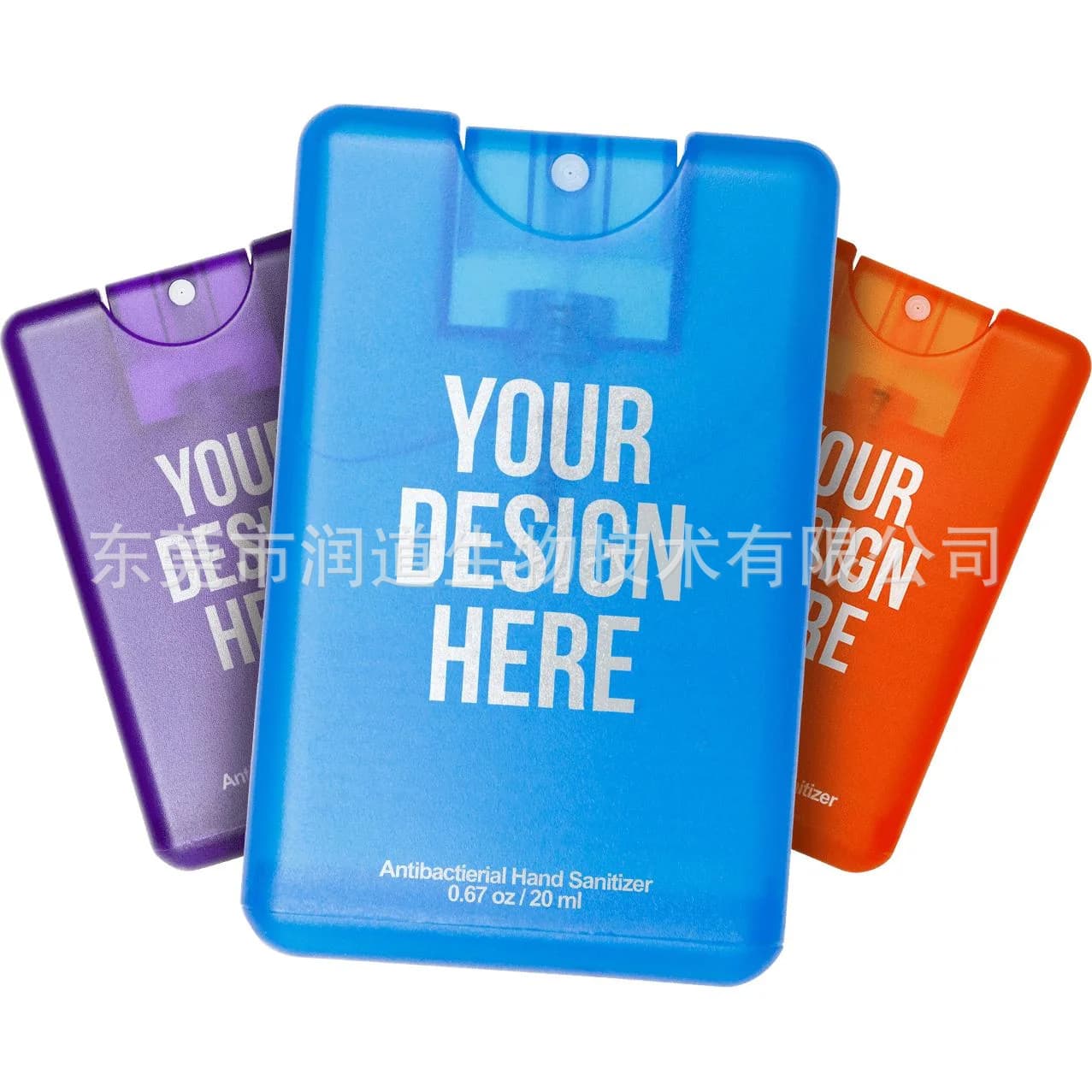 Manufacturer Wholesale Foreign Trade Cross-border 20ml Portable Disinfectant Card, Antibacterial Alcohol Waterless Hand Sanitizer Spray
