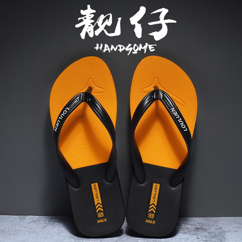 2025 Summer Flip-Flops Men's Sandals Non-Slip Casual Beach Shoes Men's Slippers Outdoor Sandals Wholesale